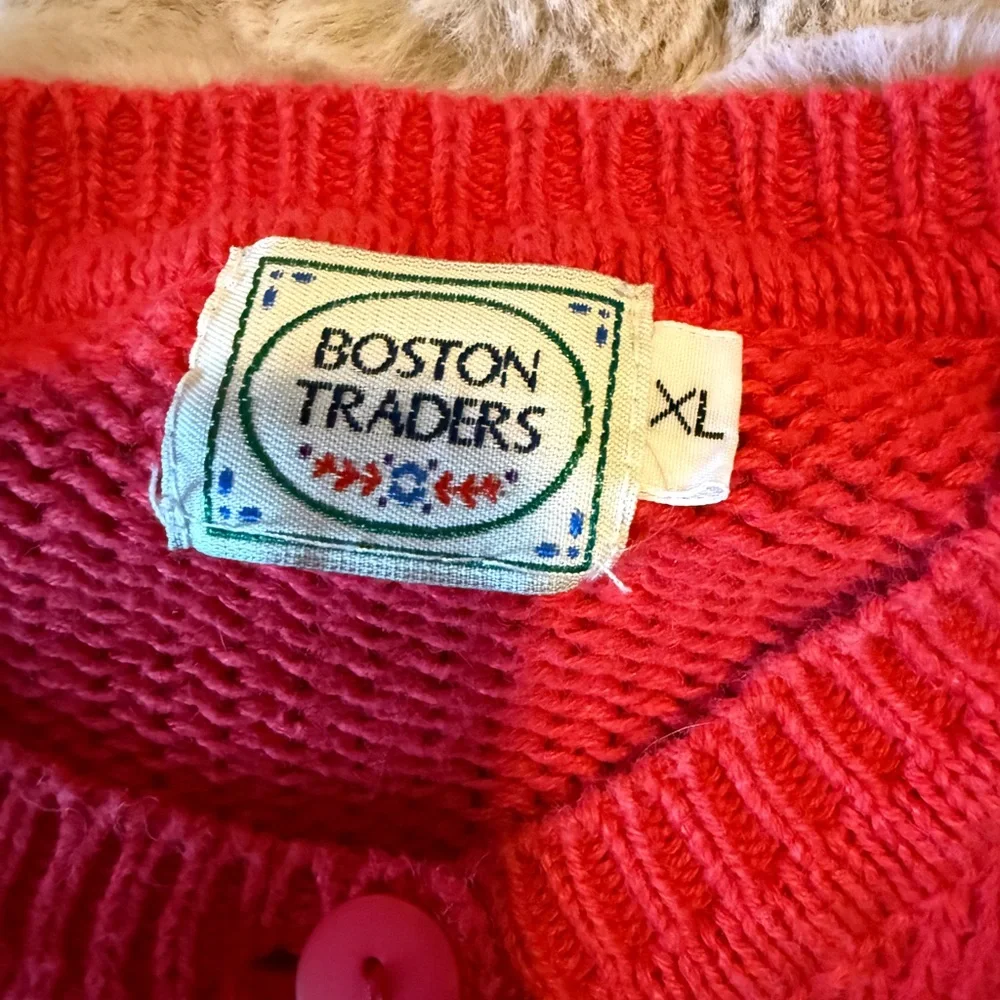 Vintage Boston Traders Ugly Christmas Sweater Snowman Winter Size XL